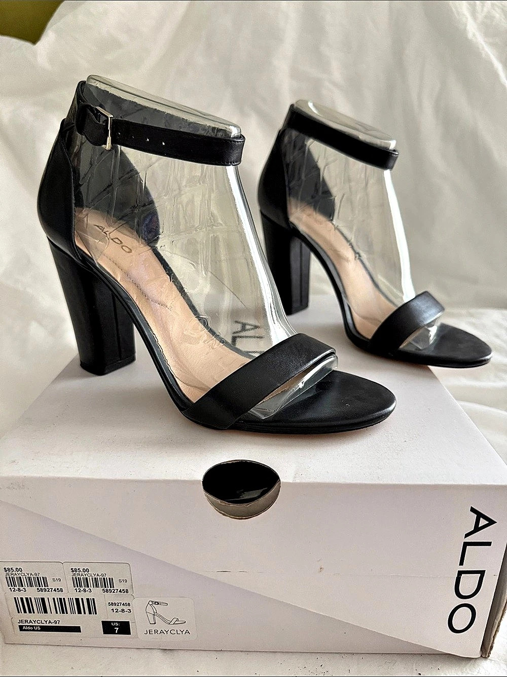 ALDO JERAYCLYA Black Heels US 7
